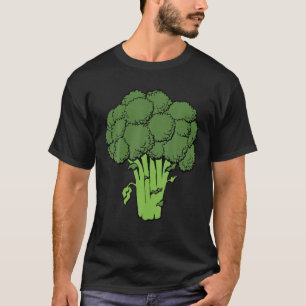 Camiseta Broccoli é vegetariano gráfico divertido da vida