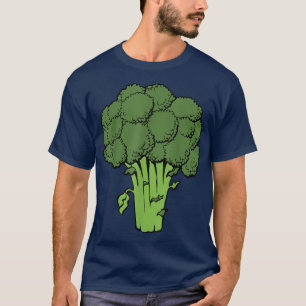 Camiseta Broccoli é vegetariano gráfico divertido da vida