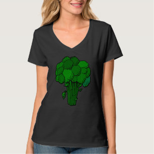 Camiseta Broccoli é vegetariano gráfico divertido da vida 2