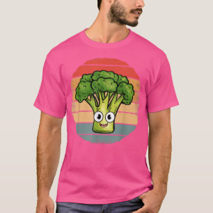 Camiseta Broccoli Funny Retro Vintage Estilo Sunset Broccol