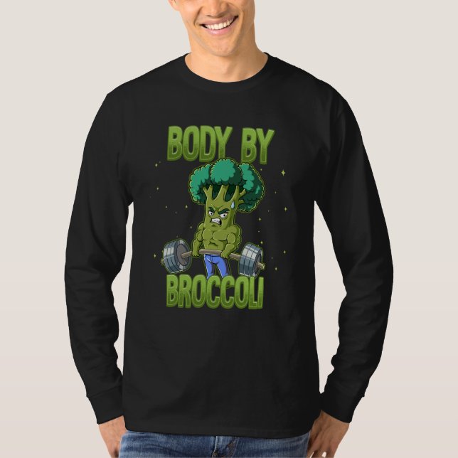 Camiseta Broccoli Gym Weight Training Body By Broccoli (Frente)