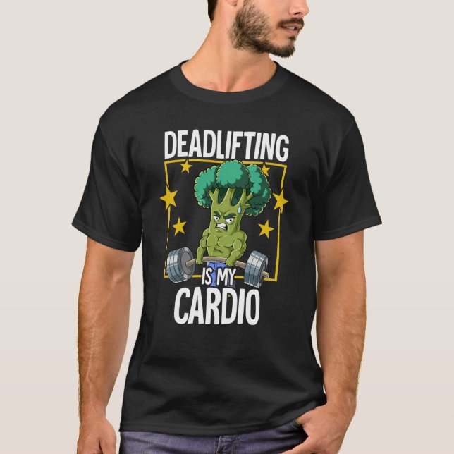 Camiseta Broccoli Gym Weight Training Deadlift  1 (Frente)