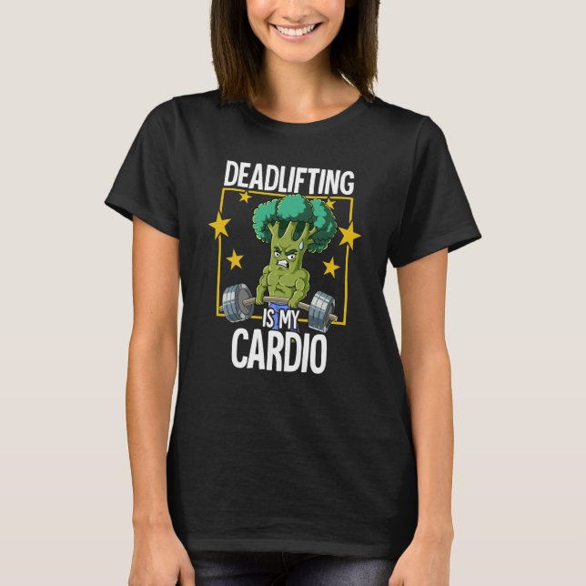 Camiseta Broccoli Gym Weight Training Deadlift  1 (Frente)