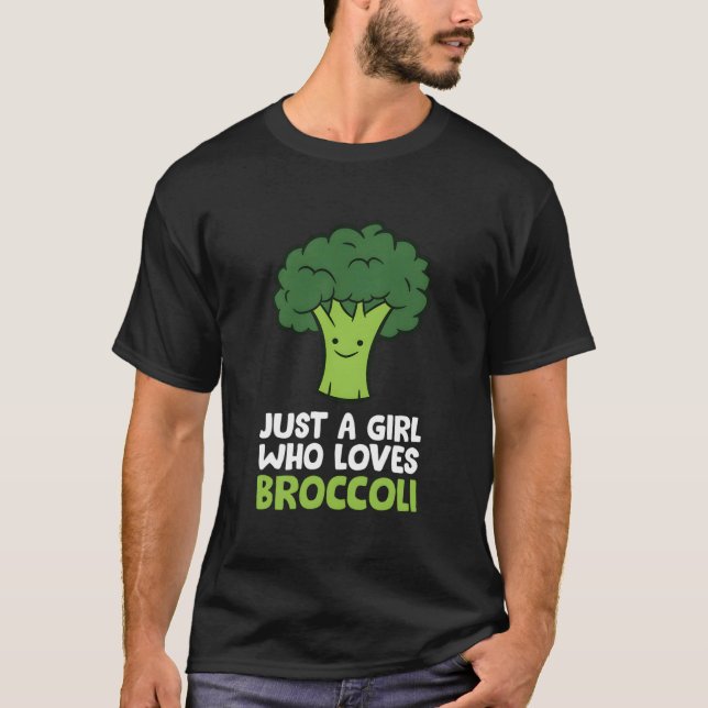 Camiseta Broccoli Just A Who Loves Broccoli (Frente)