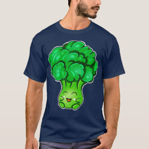 Camiseta Broccoli Kawaii Cute Vegetal Veggie Essen Diversão