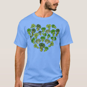 Camiseta Broccoli Lover Vegan Mulheres Vegetais Baseadas em