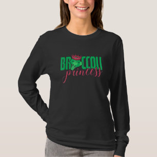 Camiseta Broccoli Princess With Crown Go Vegan