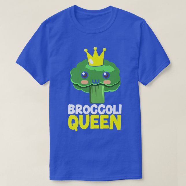 Camiseta Broccoli Queen Broccoholic Vegetable Vegetarian Ve (Frente do Design)