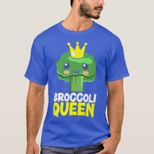 Camiseta Broccoli Queen Broccoholic Vegetable Vegetarian Ve
