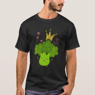Camiseta Broccoli Queen Funny Broccoli Vegan Vegetaria