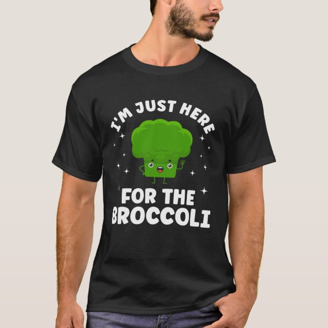 Camiseta Broccoli Vegetariana Broccoli Vegan Comida (Frente)