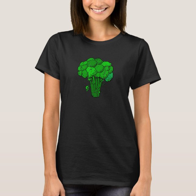 Camiseta Broccoli Vegetariano Broccoli Ha (Frente)
