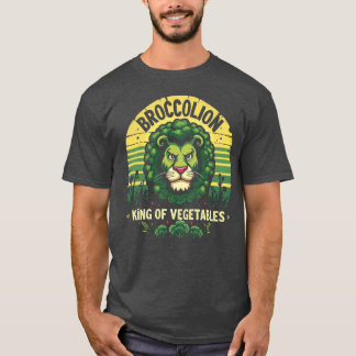 Camiseta Broccolion Funny Lion Broccoli Hybrid Retro