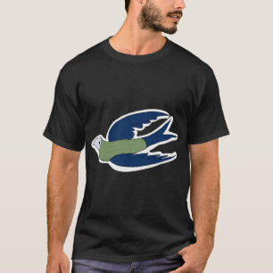 Camiseta broche de andorinha da Srta. Fisher
