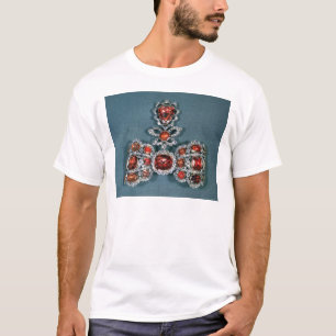 Camiseta Broche do arco ajustado com brilhante