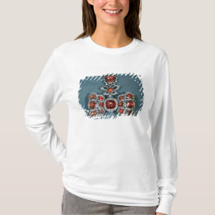 Camiseta Broche do arco ajustado com brilhante