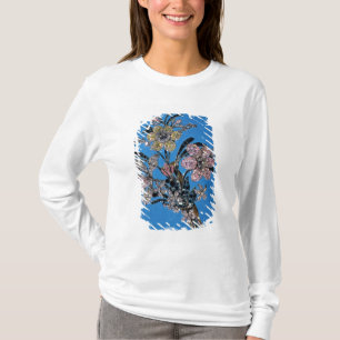 Camiseta Broche no formulário do grande buquê com brilhan