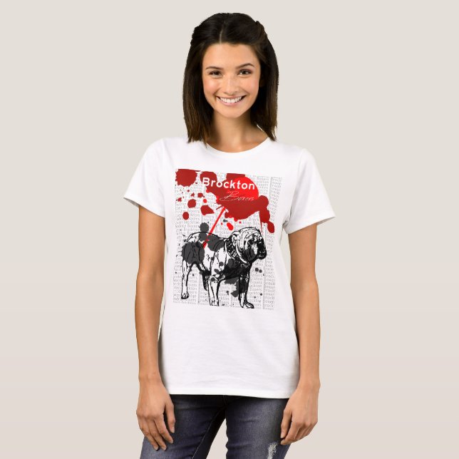 Camiseta Brockton Boxers Damas Splash Tee (Frente Completa)