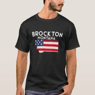Camiseta Brockton Montana EUA State America Viagem Montanan