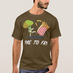 Camiseta Brócolis Hora De Fragmentar Vegetais Engraçados
