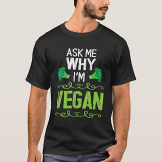 Camiseta Brócolis Me Pergunte Por Que Sou Vegano Feliz Dia