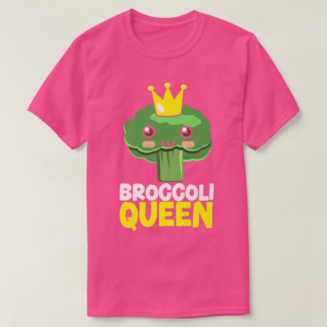 Camiseta Brócolis Rainha Brocohola Vegetariana Ve (Frente do Design)