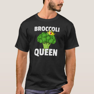 Camiseta Brócolis Rainha Presente Para Um Frato Vegetal