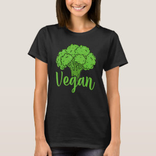 Camiseta Brócolis Vegano Brócolis Vegetal Vegetariano Veg