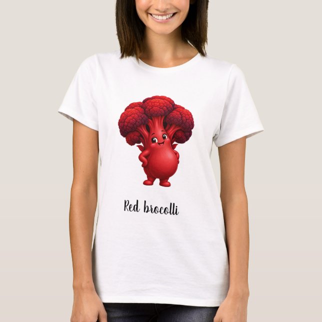 Camiseta Brócolis vermelho (Frente)