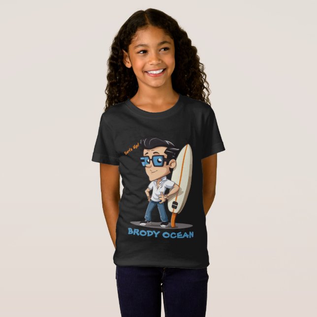 Camiseta Brody Ocean Wavecrest (Frente Completa)