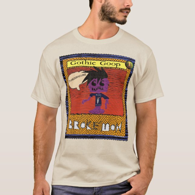 Camiseta Brokémon Series 1: Gothic Goop (Frente)
