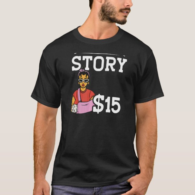 Camiseta Broken Arm Story 15 BACKPRINT Broken Bone (Frente)