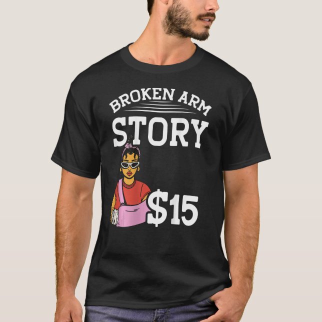 Camiseta Broken Arm Story 15 BACKPRINT Broken Bone (Frente)