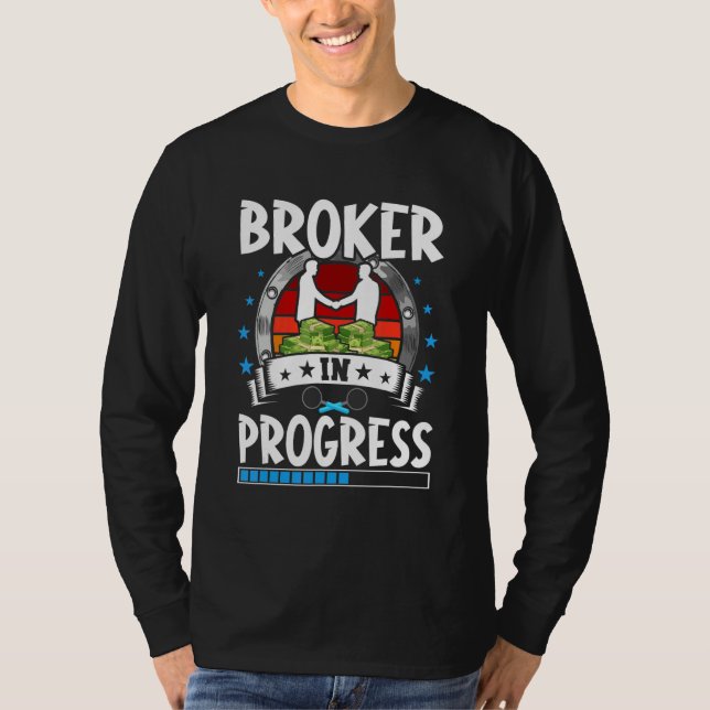 Camiseta Broker In Progress Trainee Student (Frente)