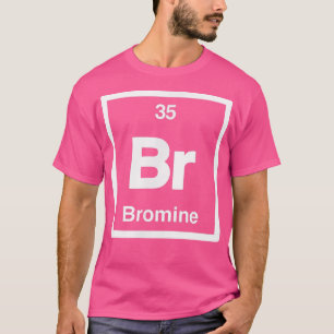 Camiseta Bromo - Br - Mesa periódica de elementos - Ciência