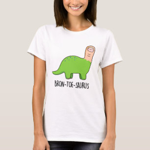 Camiseta Bron-toe-saurus Funny Dinossaur Pun