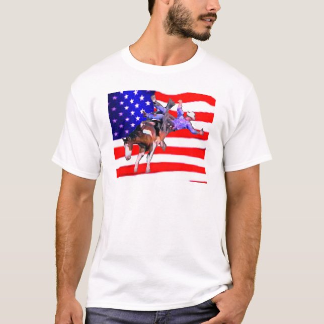 Camiseta Bronc/bandeira (Frente)