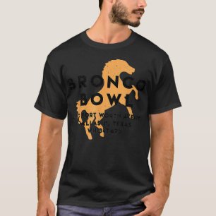 Camiseta Bronco Bowl Dallas TX Vintage Boliche Uni