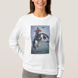 Camiseta Bronco-Imbecil (gravura colorida)