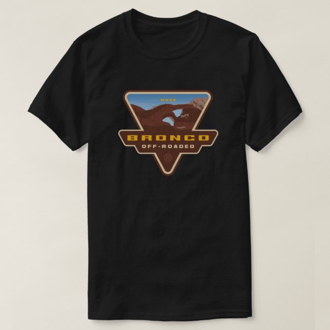 Camiseta Bronco Off Roadeo Moab Classic T-Shirt (Frente do Design)
