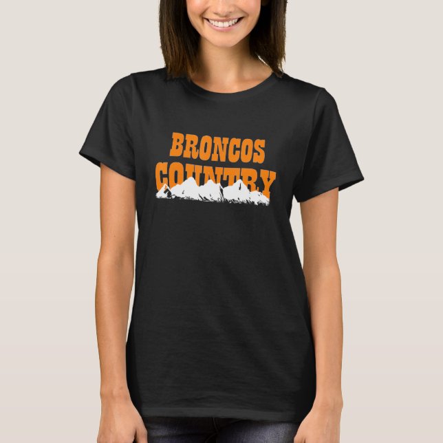 Camiseta Broncos Rocky Mountain Denver Colorado (Frente)