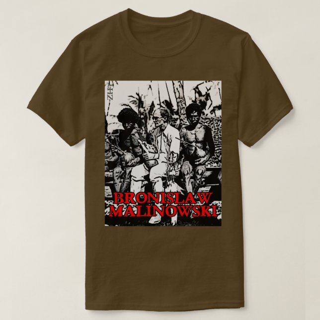 Camiseta Bronislaw Malinowski (Frente do Design)