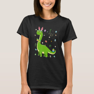 Camiseta Brontossaurus Bunny Ears Egg Dinossaur Dino Boys E
