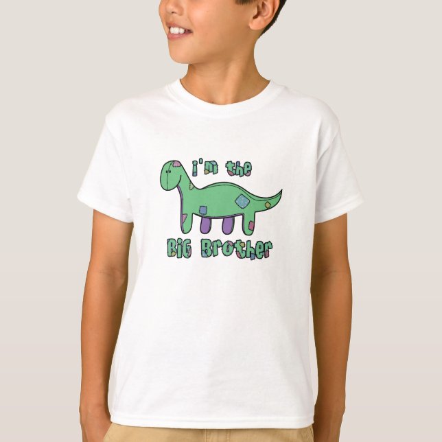 Camiseta Brontossaurus... sou o Grande Irmão. (Frente)