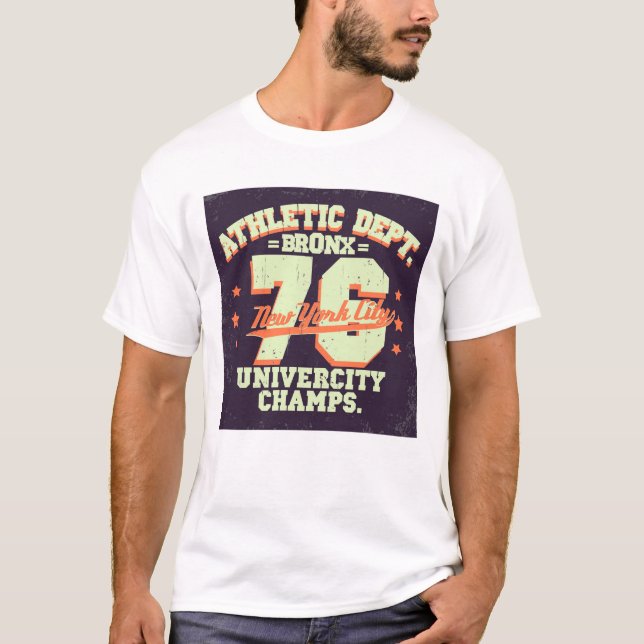 Camiseta Bronx 76 University Champs (Frente)