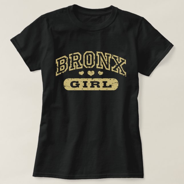 Camiseta Bronx Girl (Frente do Design)