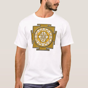 Camiseta Bronze de Sri Yantra