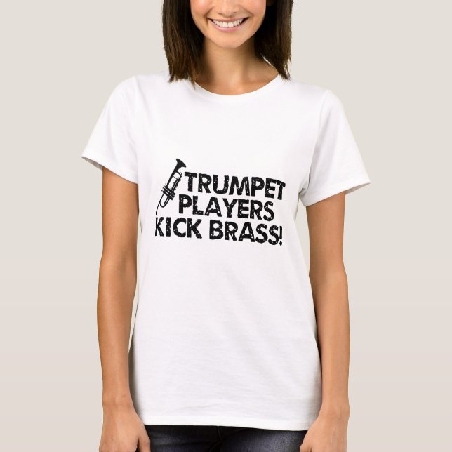 Camiseta Bronze do pontapé dos jogadores de trombeta! (Frente)