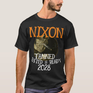 Camiseta BronzeadoDescansado & Pronto NIXON 2028 Presidente