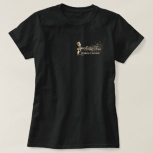 Camiseta Bronzeamento por pulverização de pintura de ponto 